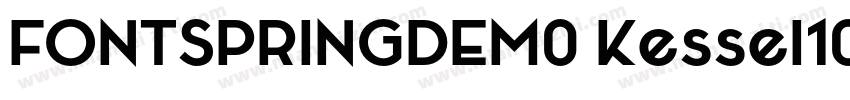 FONTSPRINGDEM0 Kessel105TextBold字体转换
